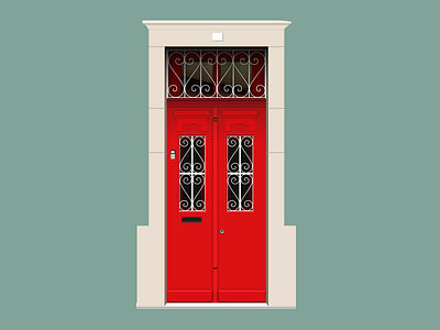 Door 2d 2d art affinity design door doors flat illustration madeinaffinity portugal vector