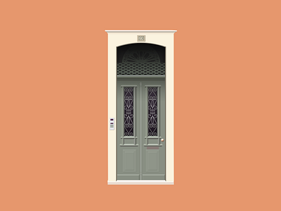 Door nº 190 2d 2d art affinity design door doors flat illustration portugal vector
