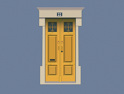 Door Nº22 2d 2d art affinity design door doors flat illustration portugal vector