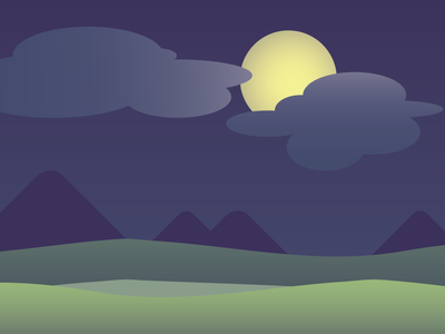 Night art background color study illustration night vector