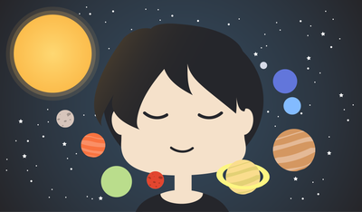 Planetary illustration planets vector