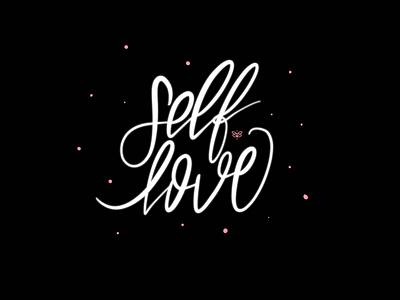 self love lettering