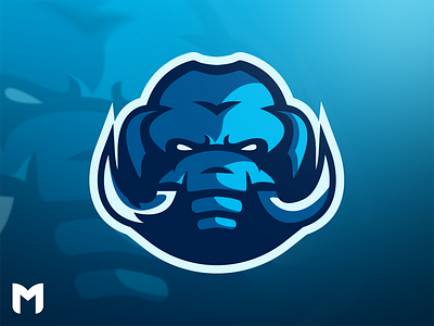 Elephant Mascot Logo branding clean design flat icon identity illustration illustrator logo mascot logo mascot logo design minimal vector