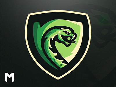 Shield Viper Mascot Logo animation art branding clean design flat gaming gaming logo gaminglogo icon identity illustration illustrator logo mascot logo mascot logo design vector