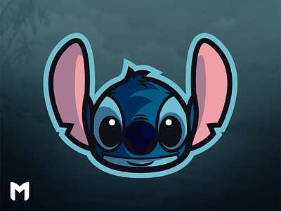 Cute Stitch Mascot Logo animation art branding clean design flat gaming gaming logo gaminglogo icon identity illustration illustrator logo mascot logo mascot logo design minimal vector web