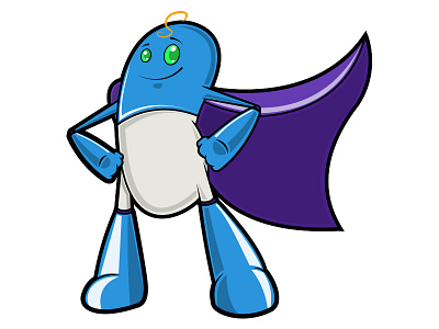 Pill Man! character hero illustration pill remedy super hero vector