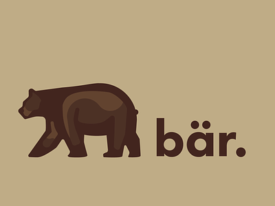 Old Bear Logo design illustration