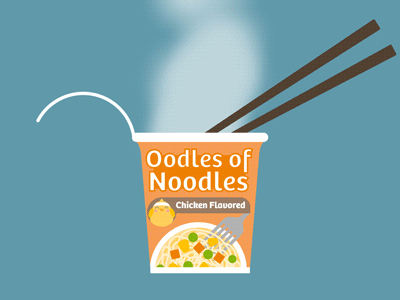 Yum! chopsticks noodle ramen