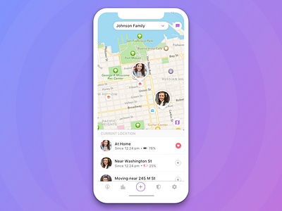 Life360 is getting an upgrade ✨ app bottom nav clean location map minimal mobile navigation redesign ui ux