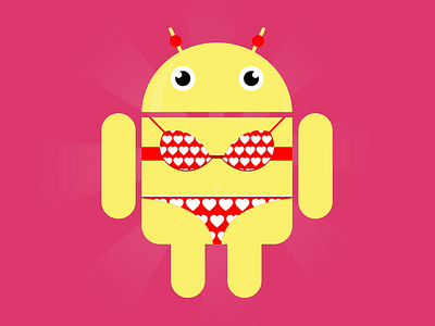 Sexy Android android android illustration cool android digital illustration funny illustration sexy android sexy illustration