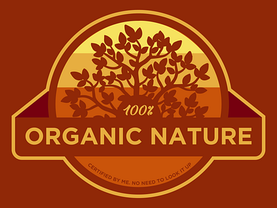 Organic adobe badge colour design fall graphicdesign illustrator logo vector