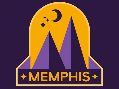 Memphis badge logo adobe badge badgedesign design graphic graphicdesign illustrator logo memphis purple pyramid vector