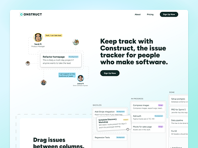 Construct Landing Page