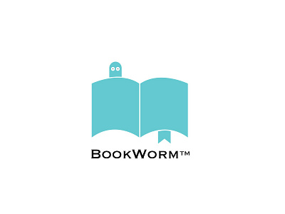 BookWorm - Thirty Logos Challenge 14 book bookworm challenge design logo thirty logos