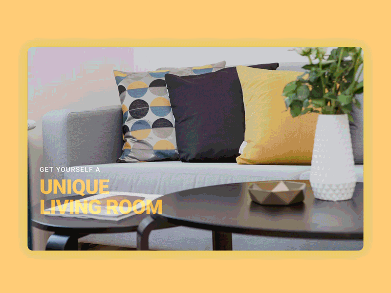 Ikea Living Room Slider | Concept animation application carousel concept design ikea landing page slider ui ux