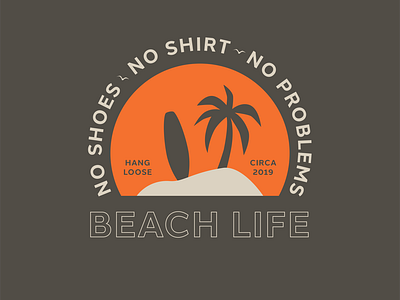 Beach Life | T-Shirt Design Concept