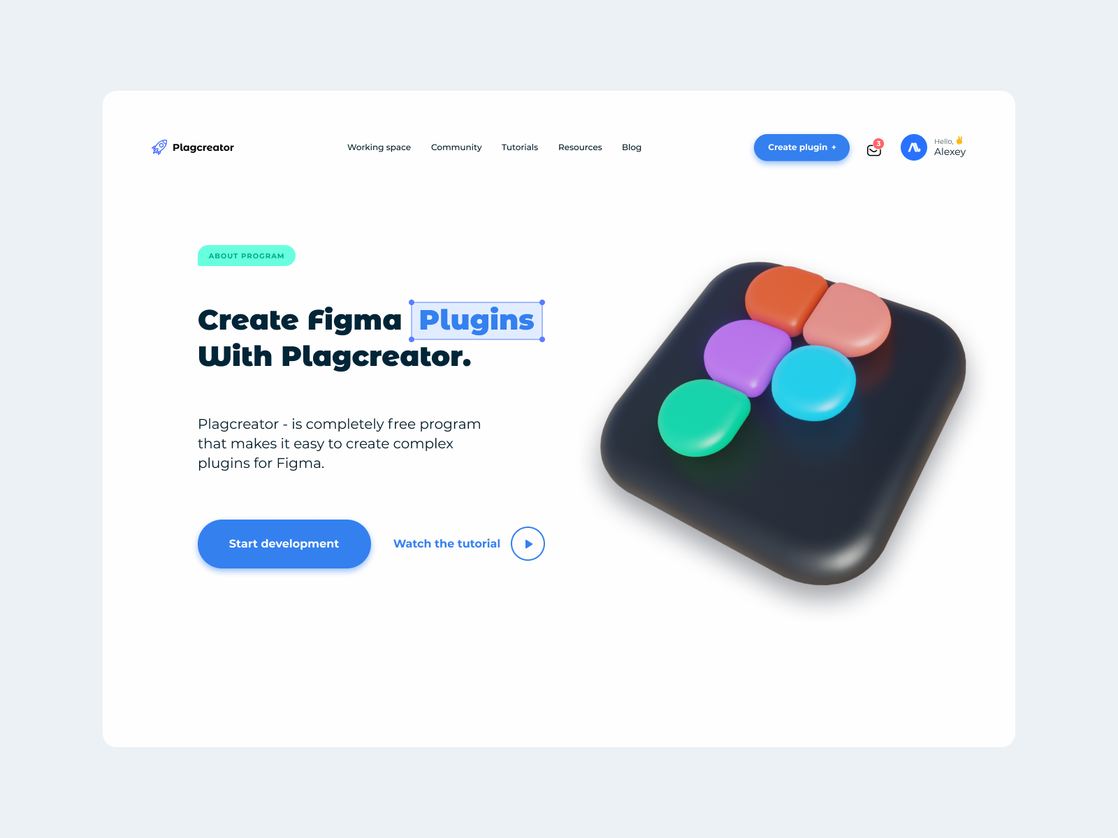 Plagcreator app by Alex Kurmaz on Dribbble