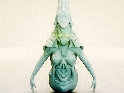 female mech hybrid (in progress) 3d after effects character design cinema 4d female mech model new sculpt teeps zbrush