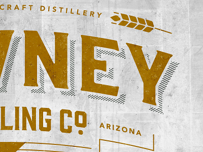 Downey Distilling Co - Preview bourbon branding grain liquor logo rye type typography vintage whiskey whiskey and branding