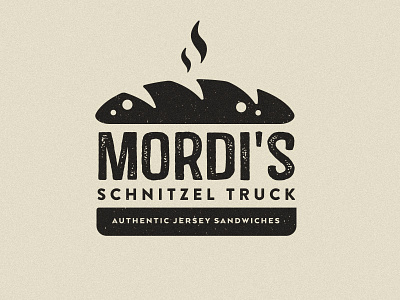 Mordi's Schnitzel - Concept 3 badge branding bread food foodtruck logo retro sandwich schnitzel typography vintage whiskey and branding