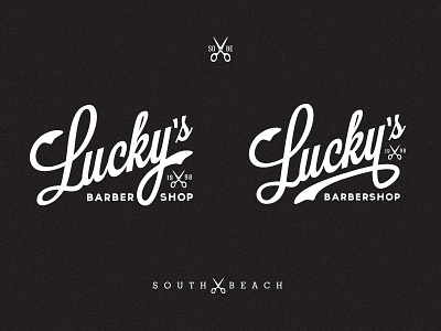 Lucky's Barbershop - Rebound by Peter Bacallao on Dribbble