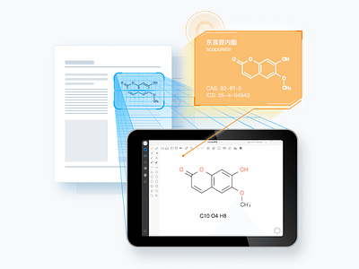 Intelligent image recognition chemistry design illustrator