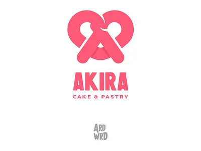 Akira Cake & Patry Logo design logo logodesign logotype wordmark logo