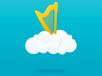 Cloud Harp cloud harp heaven heavenly illustration kingdom photoshop sky