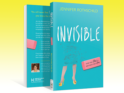 Invisible book cover eraser invisible paint pink pearl