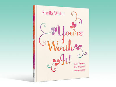 You're Worth It book cover swirls watercolor