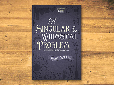 Singular & Whimsical Problem art deco art nouveau book cover flat illustration leather line art