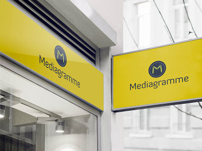 Mediagramme branding logo