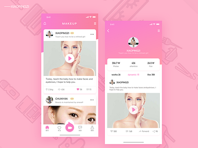 Makeup video app