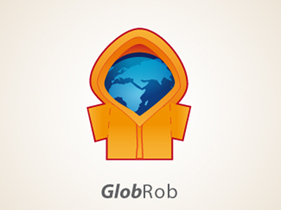 GlobRob / Safe Surfing Software globe logo mozilla prism protection rain rob security software tempora