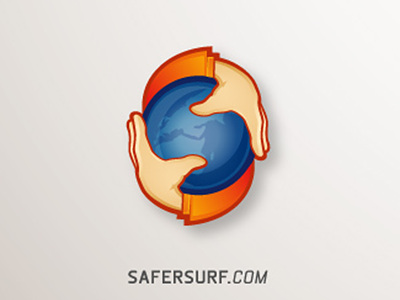 GlobRob / Safe Surfing Software II globe logo mozilla prism protection rain rob security software tempora