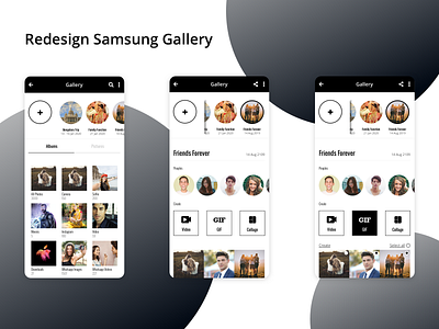 Gallery app design icon illustration photoshop cc sketch story typography ui ux vector