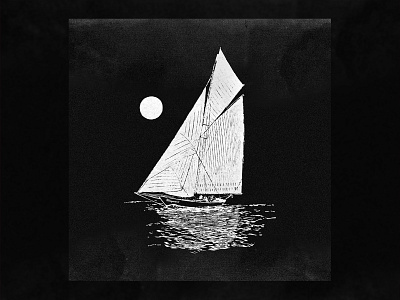 Wayward Album Cover mellow moon old sad sailboat