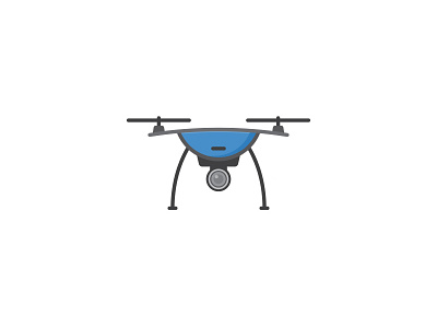 Drone Illustration camera drone illustration lense propeller simple