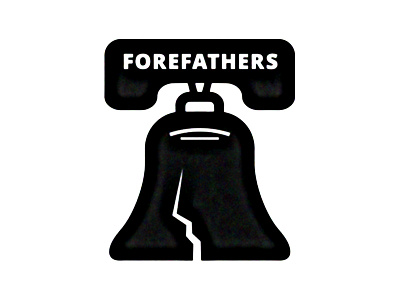 Forefathers america beer bell forefathers icon illustration liberty logo usa