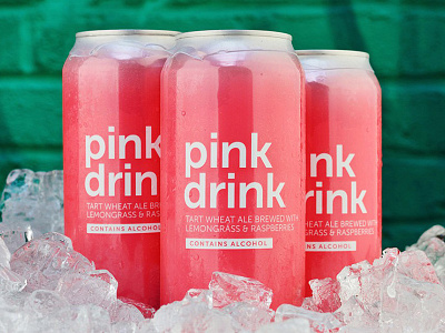 Pink Drink asheville beer can drink hi wire simple
