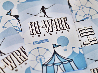 Hi-Wire Gift Card asheville balloon beer circus ferris wheel gift card hi wire tent