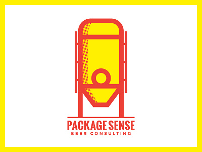 Package Sense Brand Exploration (Part 2) beer consulting halftone illustration logo packaging simple tank