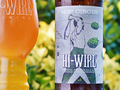 Hop Circus Vol. 4 asheville beer hi wire hops ipa juggler label