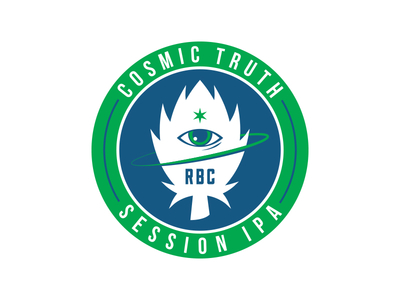 Cosmic Truth Logo beer brewery eye hop cone hops ipa logo star