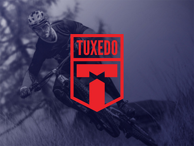 Tuxedo Carbon Logo badge bowtie brand carbon logo mountain bike negative space outdoor shield t tuxedo