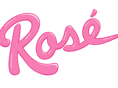 Rosé Lettering