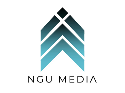 NGU Media Concept 2 brand brand identity branding design gradient graphic design logo media media logo type