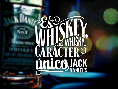 Whiskey no Whisky jack whiskey Único