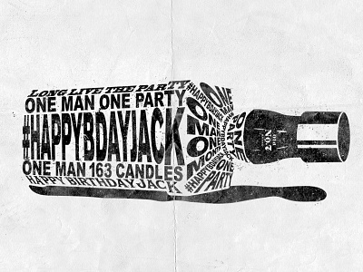 HBDJ jack photoshop sticker whiskey