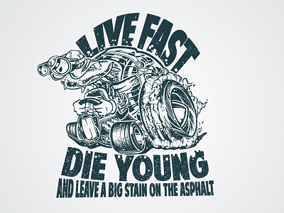 Live Fast fast live tshirt